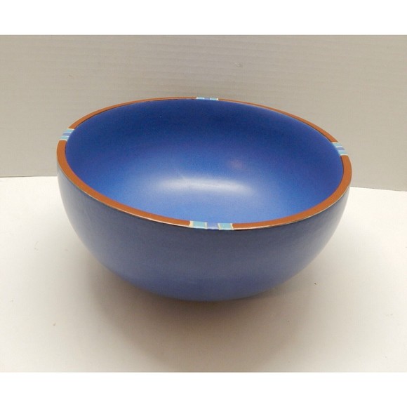 Dansk Mesa Sky Blue Mixing Pasta Serving Bowl Portugal Stoneware 10 Inch - Picture 4 of 11